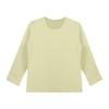 Children's Long-sleeved O-neck Top Solid Color Daily Casual