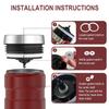 Replacement Gaskets Compatible with Thermos Stainless King 16 Ounce Travel Tumblers, Travel Tumbler Lid Replacement Fits Thermos Travel Mug, Silicone