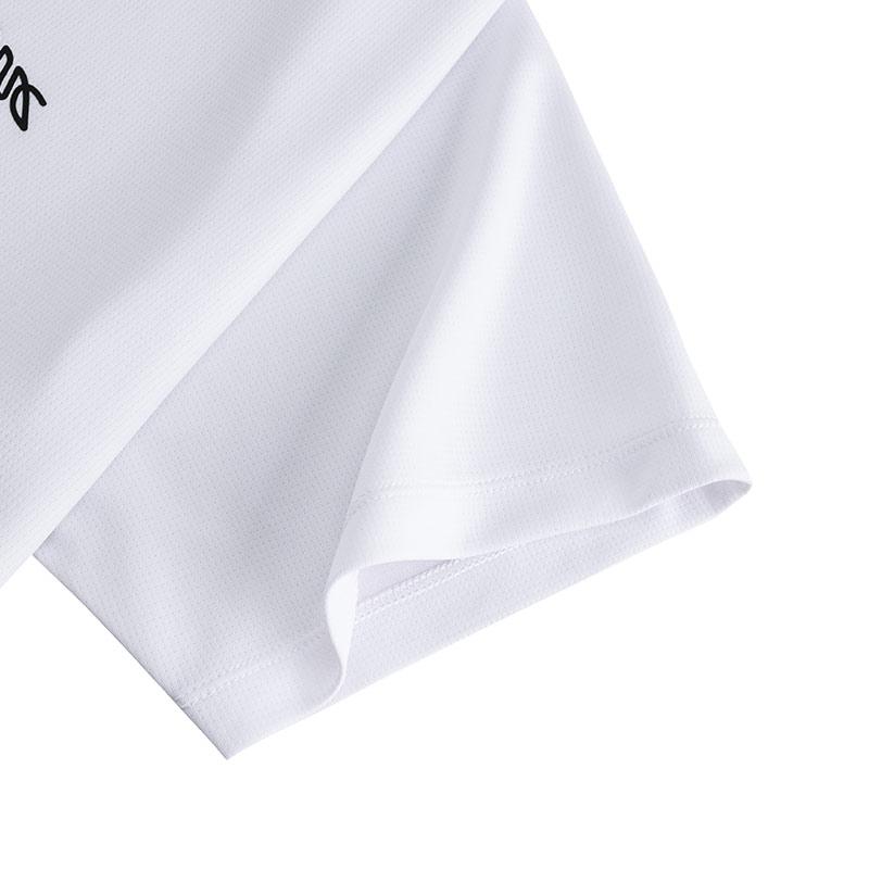 Anta Training Series Logo Print Round Neck Breathable Versatile Short Sleeve T-Shirt Men Tops Pure-White 952527116-1