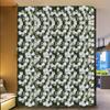 6 Pcs Flower Wall Panel , Green and White Faux Rose Backdrop, Artificial Flower Decor for Wedding Arch, Party Decor, Photo Booth