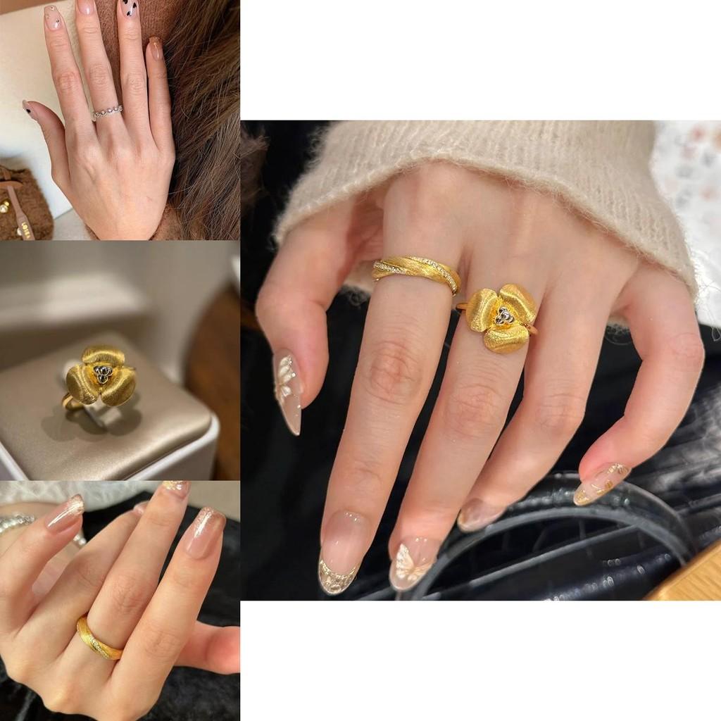 Sophisticated Chic Copper Fashion Ring For Ladies With Eye-catching Geometric Design