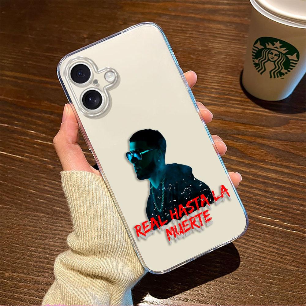 

Rap Anuel AA Real Hasta La Phone Case For Samsung A02 A03S A04 A05 A05S A06 A10 A12 A13 A14 A15 A16 A21S NOTE 10 20 Clear Case Samsung A124G5G(M12)
