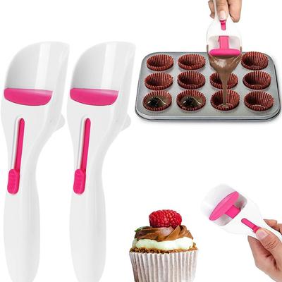 Łyżka Dozująca Ciasto Łyżka Dozująca Ciasto Mączne Łyżka Dozująca Ciasto DIY Łyżka do Babeczek Dozownik Ciasta Narzędzia do Pieczenia Akcesoria Kuchenne