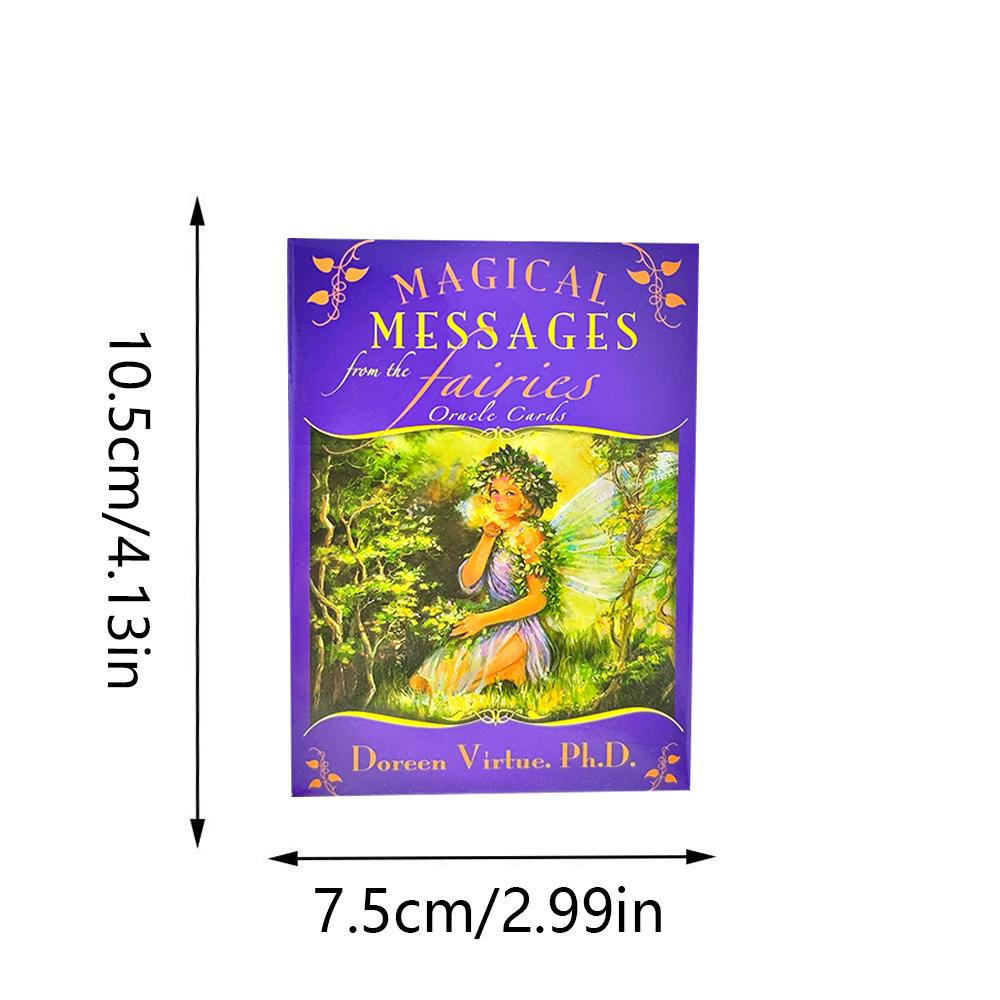 Messaggi Magici dalle Fate Carte Oracolo 44 Carte Divinazione del Destino Carta dei Tarocchi