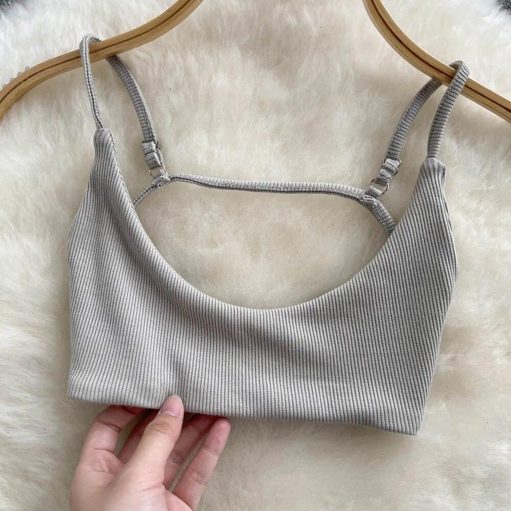 Sommer Backless Sexy Leibchen Frauen Strap Schlank Strand Top 2024 Ärmelloses Streetwear Koreanische Strap Sinnliche Tank Top