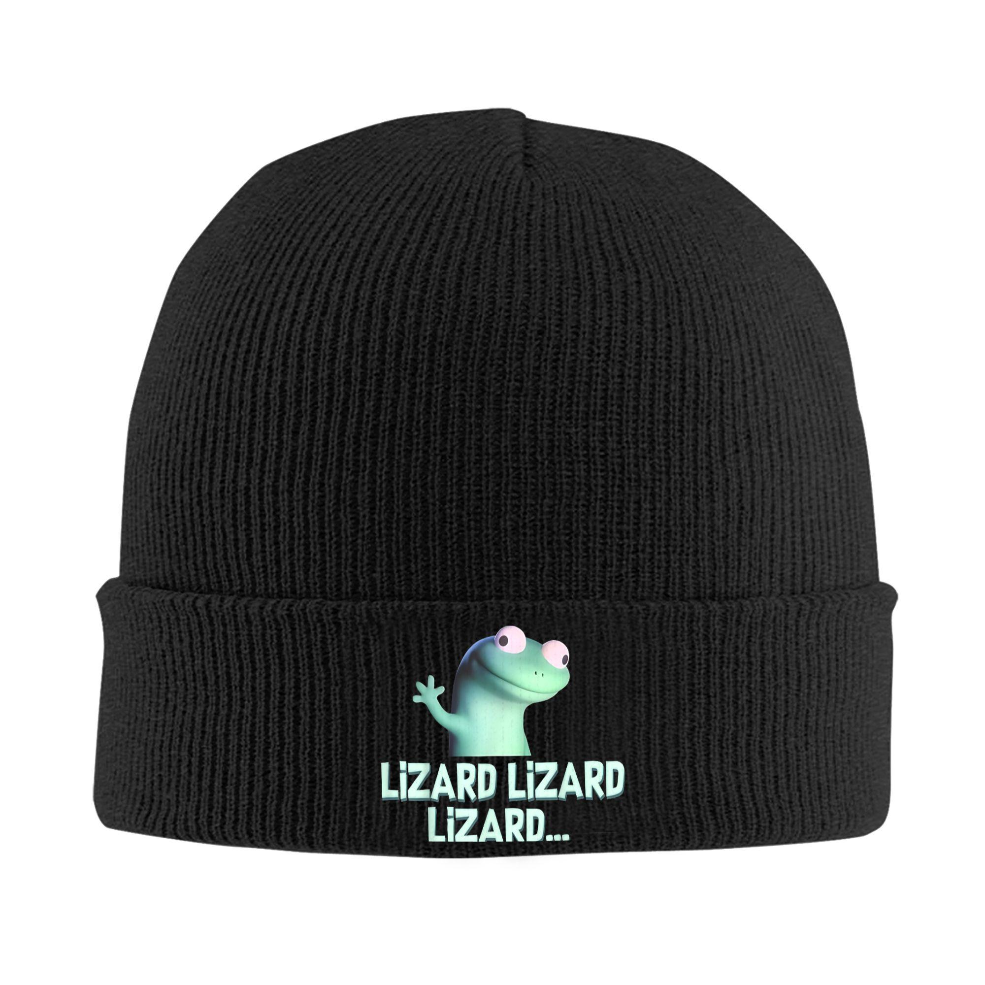 

Lizard Lizard Lizard Funny Meme Elio Movie 2025 Knit Hat Beanies Autumn Winter Hat Warm Unisex New Caps Unisex Women Gifts, One Size