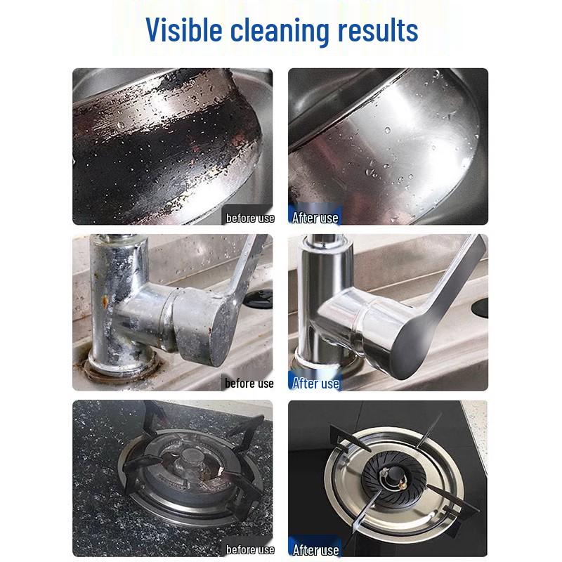 Multi-functional Kitchen Stain Remover: Pot Bottom Ash & Stainless Steel Cleaning Paste