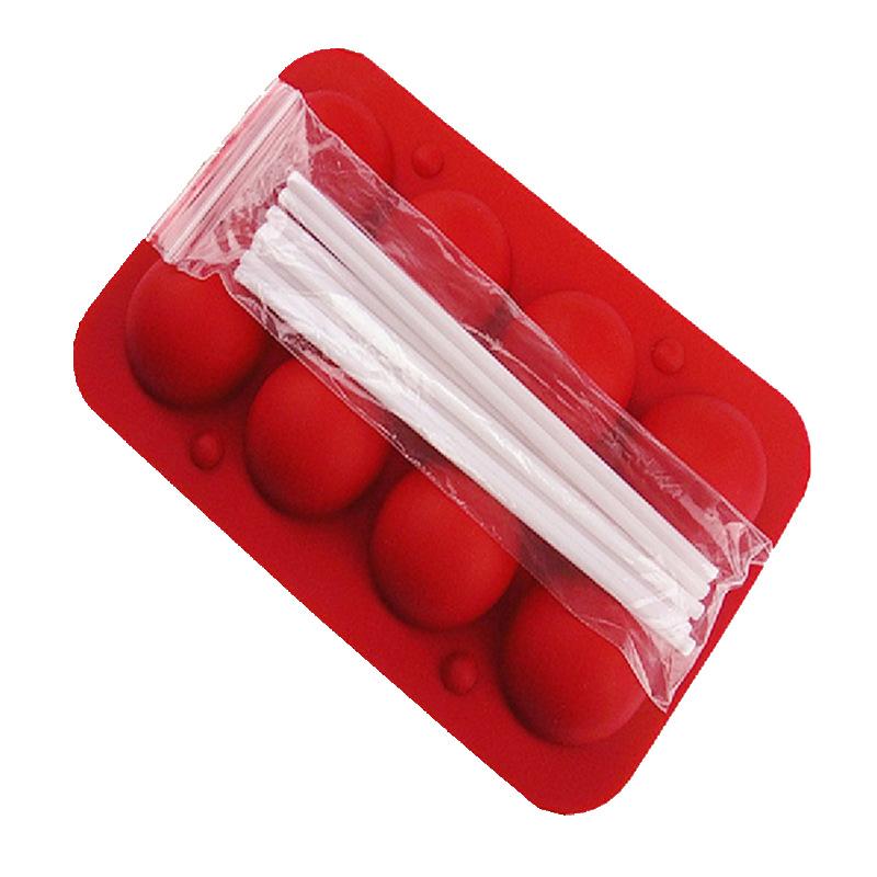 Silicone Lollipop Mold Cake 20 Hole Baking Candy Chocolate Bar Circular Mold Kitchen Accessories Decoration Tool for Baking