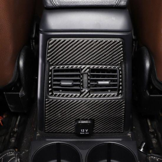Soft Carbon Fiber Rear Air vent Frame Trim Cover For Benz G-class G500 2013-2018