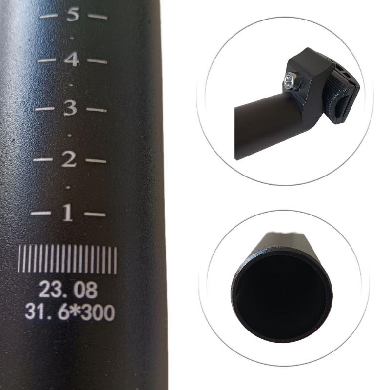 Shockproof Aluminum Alloy Bike Seatpost 300mm 25.4/27.2mm Fit for  Road Foldable Bicycle Use