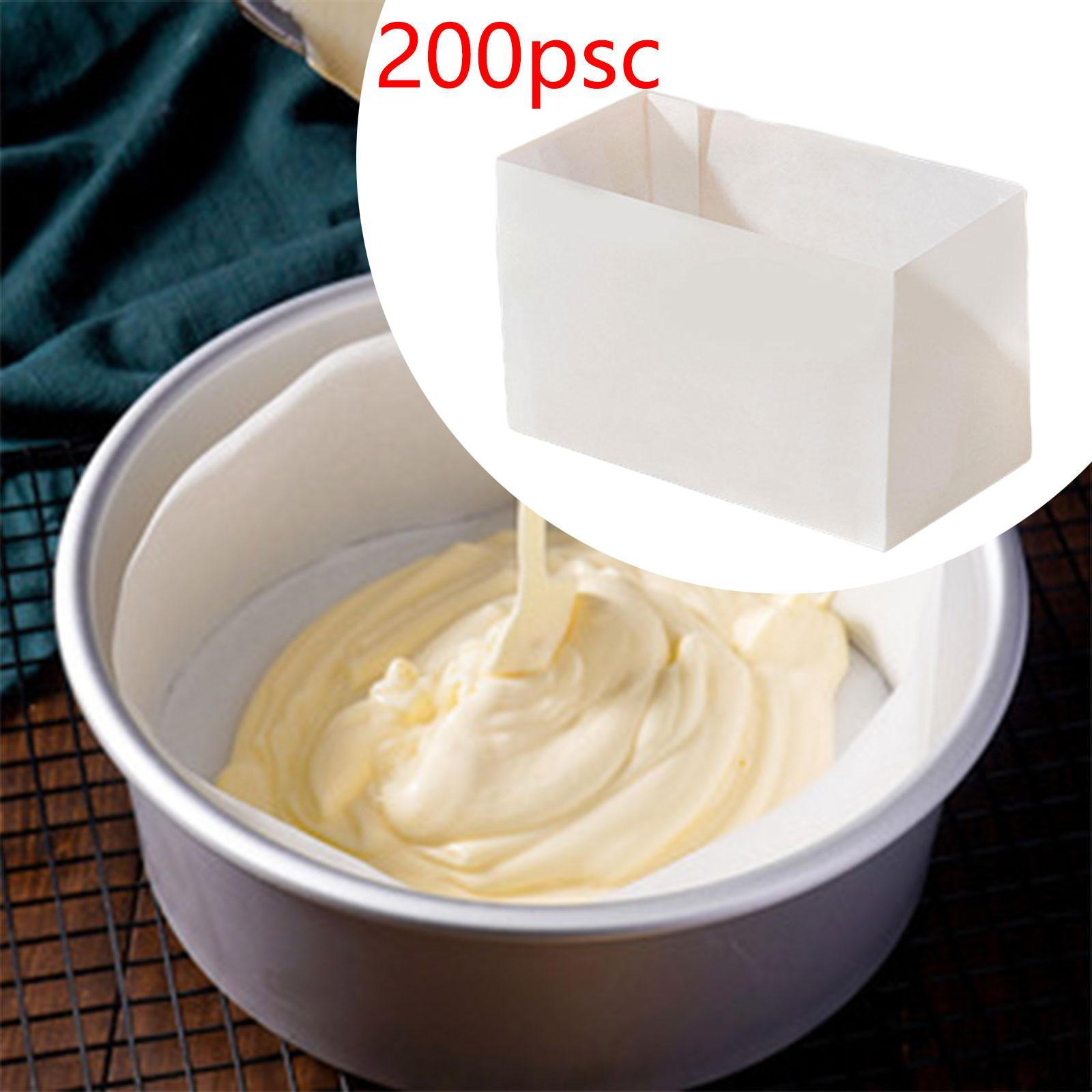 

200 шт. бумаги для выпечки для пищевых продуктов одноразовые формочки для хлеба пергамент для аэрогриля с высоким температурным режимом Главная белый