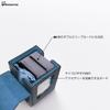 Domstar Deck Case Card Case Trading Card with Double Card Display Window Made of Waterproof Leather Holds 100 Double Sleeve Cards 2 Dividers 2 Card