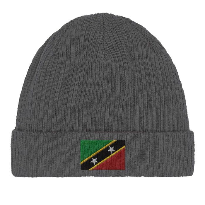 Bonnet Drapeau Saint-Christophe-et-Niévès En Gris