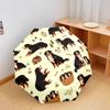 1 PC Automatic Folding Umbrella - Cute Dog Pattern, Portable & Foldable Design with 8 Ribs, Christmas Birthday Gifts