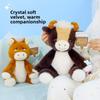 Animal Plush Toy Cow And Horse Sitting Figurine For Office Decor Gift For Teens