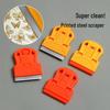 Nail Art Stamping & Scraping Tool - Multi-functional Metal Scraper for Glue Removal and Cleaning