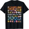 Feiert Geister aller Art Blumen Neurodiversität Autismus T-Shirt