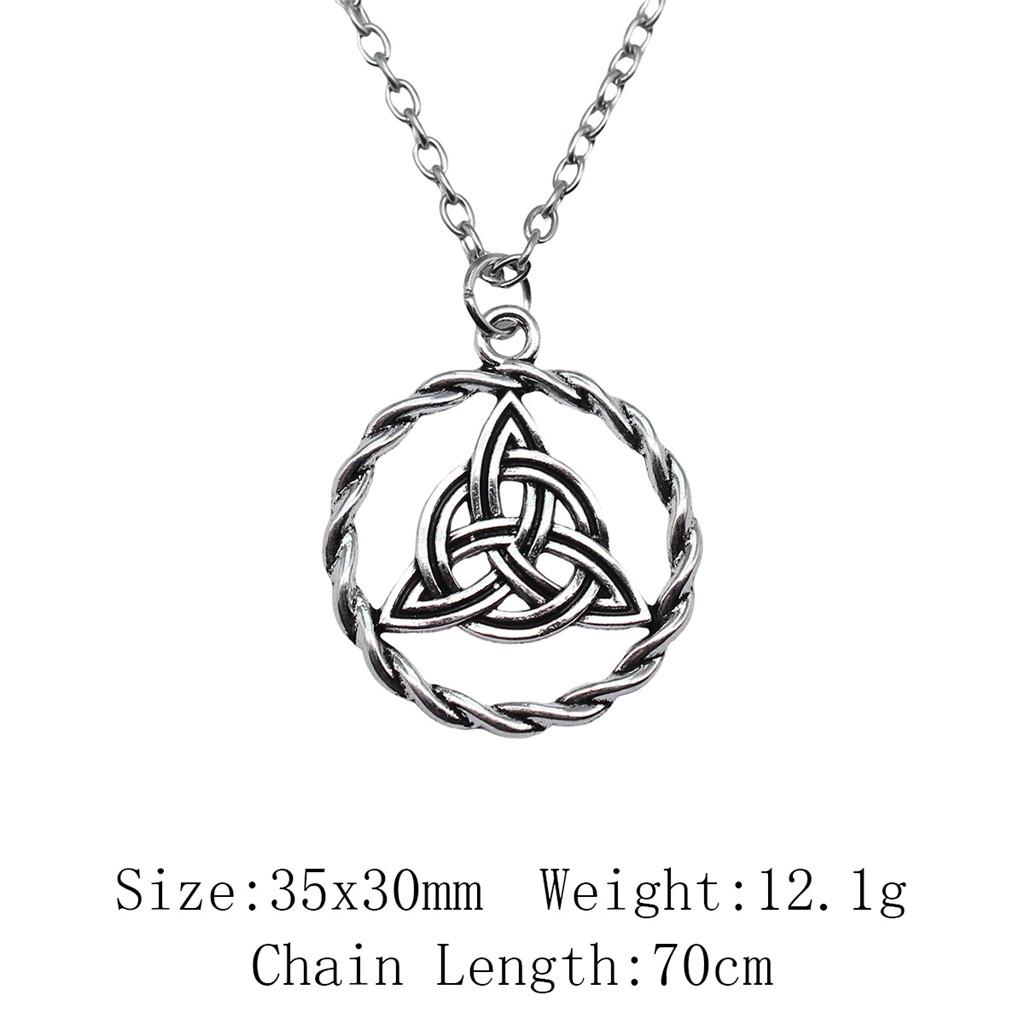 Gifts For Women Woman Long Necklace Celtic Hexagram 45cm Or 70cm Long Chain Necklace Cheap Cute Stuff Pendants And Necklaces