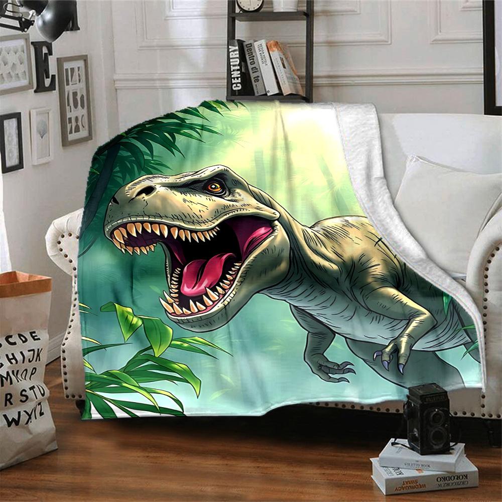 1PC Dinosaur, Prehistoric Blanket - Soft Warm All-Season Throw for Sofa, Bed, Car, Office, Throw For Sofa yy250916106