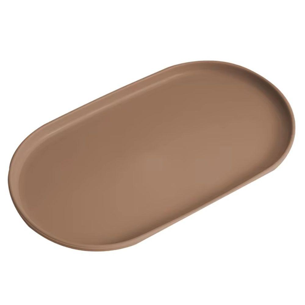 1Pcs Stackable Dessert Tray Oval Shaped Food Serving Tray Durable Fruit Plate for Home Kitchen