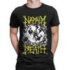 Herren T-Shirts Napalm Death Neuheit 100% Baumwolle T-Shirt Kurzarm Band T-Shirts Rundhals Kleidung Klassisch