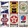 Putuo Decor Gas Oil Garage Vintage Metal Signs Tin Sign Retro Garage Decor Bar Pub Garage Gas Station Decorative Iron Plates
