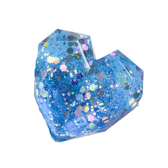 Mobile Phone Finger Telescopic Colorful Sequins Holder Universal 3D Love Heart Folding Phone