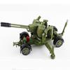 1/35 Pullback-Auto Flugabwehrkanone Flak Doppelläufer Mörser Raketenstart Militärlegierung Modell Kinderspielzeugauto Druckguss-Metallautos Spielzeug