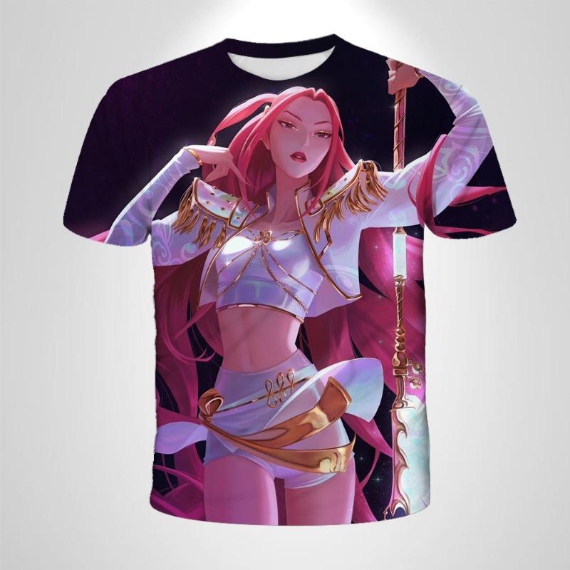 Summer Fashion Trend Personalized Singer Madonna 3D Printed Printed Printed Pattern Casual and Comfortable T-shirt