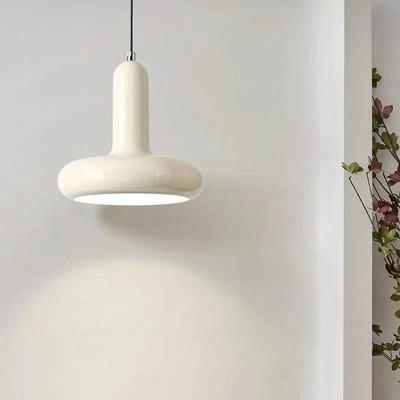 Nachttisch-Pendelleuchte Kreative Persönlichkeit Kunst Schlicht Modern Cremefarbener Stil Haus Kronleuchter Schlafzimmer Pilz Nordisch Hotelzimmer Bar