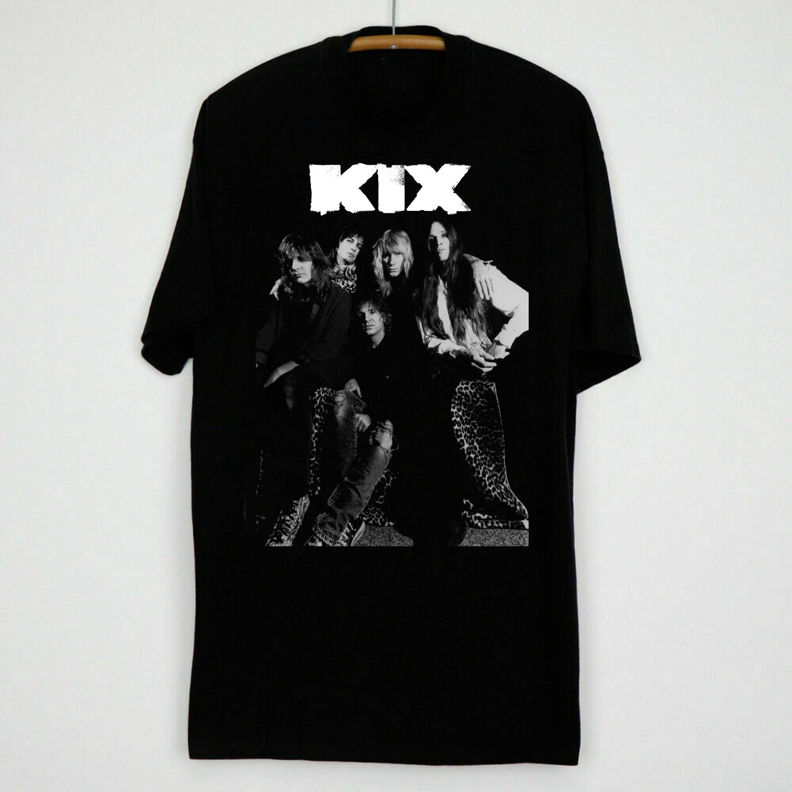 Vtg Kix Band On Music Tour Heavy Cotton Back Shirt Unisex S-5XL BT024 S