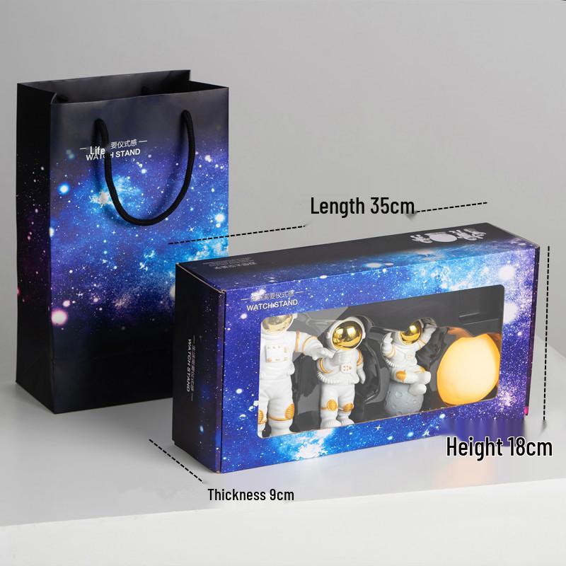 Kleiner Astronauten-Anhänger - Weltraummann-Dekoration für Wohnzimmer, Zuhause, Weinschrank oder als Einweihungsgeschenk