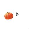 Halloween Pumpkin Cushion Abstract Figure Sculpture Decorative Collectible Ornament for Bedroom