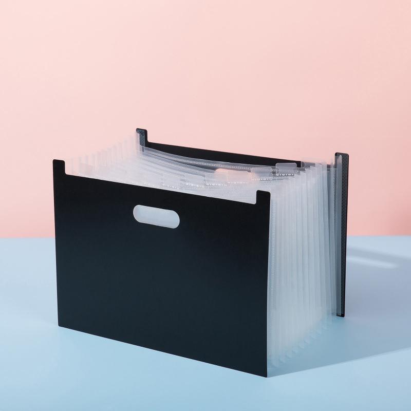 

A4 Accordion Folder Clear Index Labels Expanding Document Folder File Organizer Desk Management For Office File Cabinet BK1