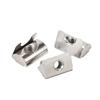 2pcs Shrapnel Nut Block Drop in Sheet Spring Nuts M4 M5 M6 M8 For European Standard 3030 4040 4545 Series Aluminum Profile