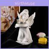 Vintage Angel Candle Holder Resin Artwork For Home Office Party Decoration