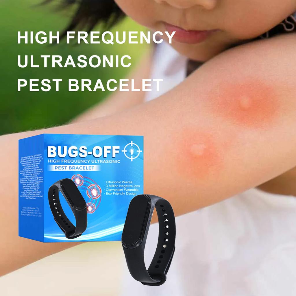 Brățară Portabilă Repelentă pentru Țânțari Brățară cu Ultrasunete de Înaltă Frecvență Anti-Țânțari Ceas de Mână Pentru Copii Adulți