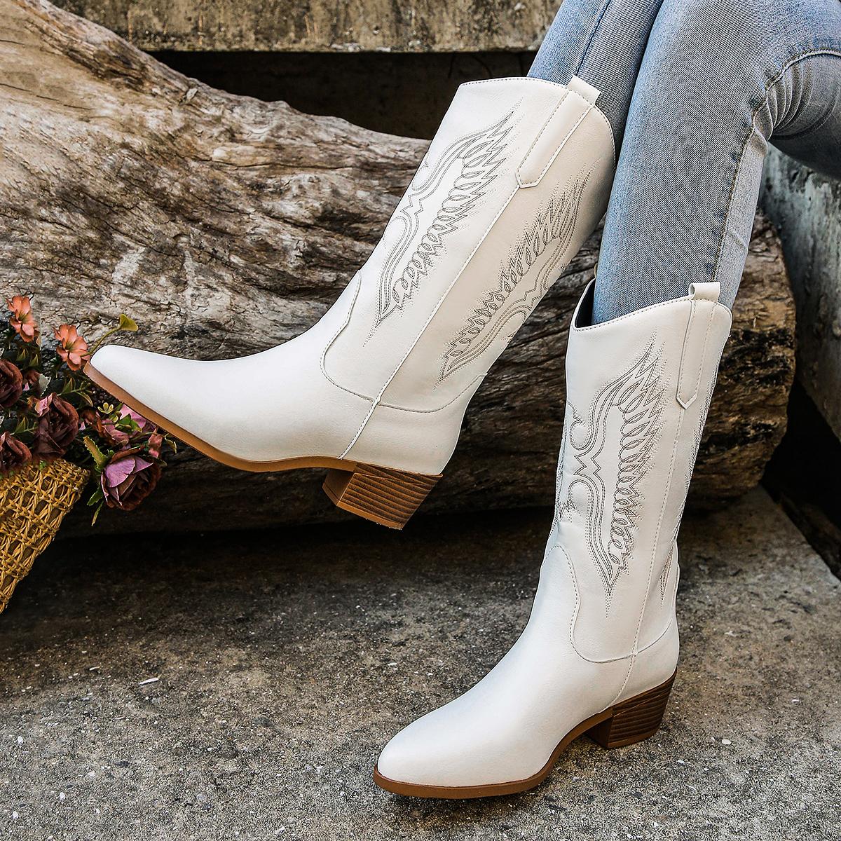 Женские сапоги в стиле вестерн — фото 6