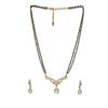 Estele Candere Drop Mangalsutra Gold Plated Women Necklace Set With Austrian Crystals