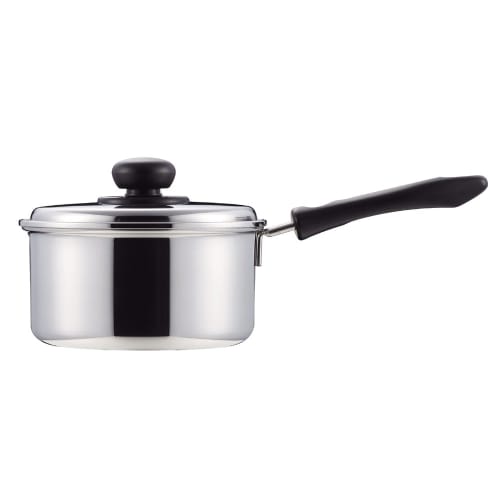 Pearl Metal Saucepan, 16cm, with Lid, Induction Compatible, Comfort, Made In Japan, HB-1129
