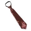 Cravatta Unisex Pre-annodata con Paillettes Cravatta Scintillante Glitter per Costume da Festa