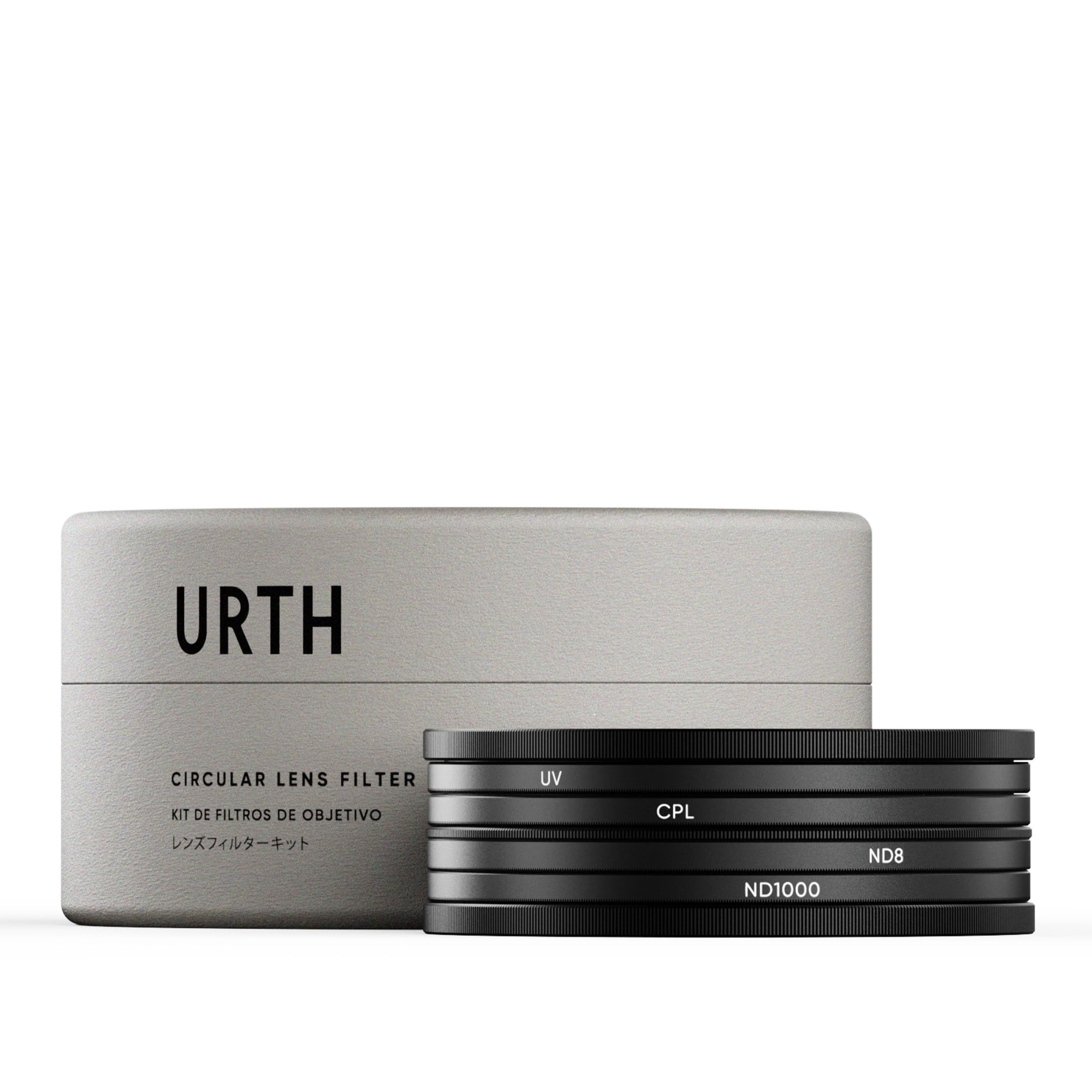 

Urth 72mm Polarizing ND1000 Lens Filter Kit UV, (CPL), ND8, (Plus+)