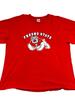 Vintage Fresno State Bulldogs Football Shirt Mens 2XL Red Graphic Cotton Gildan Unisex T-Shirt