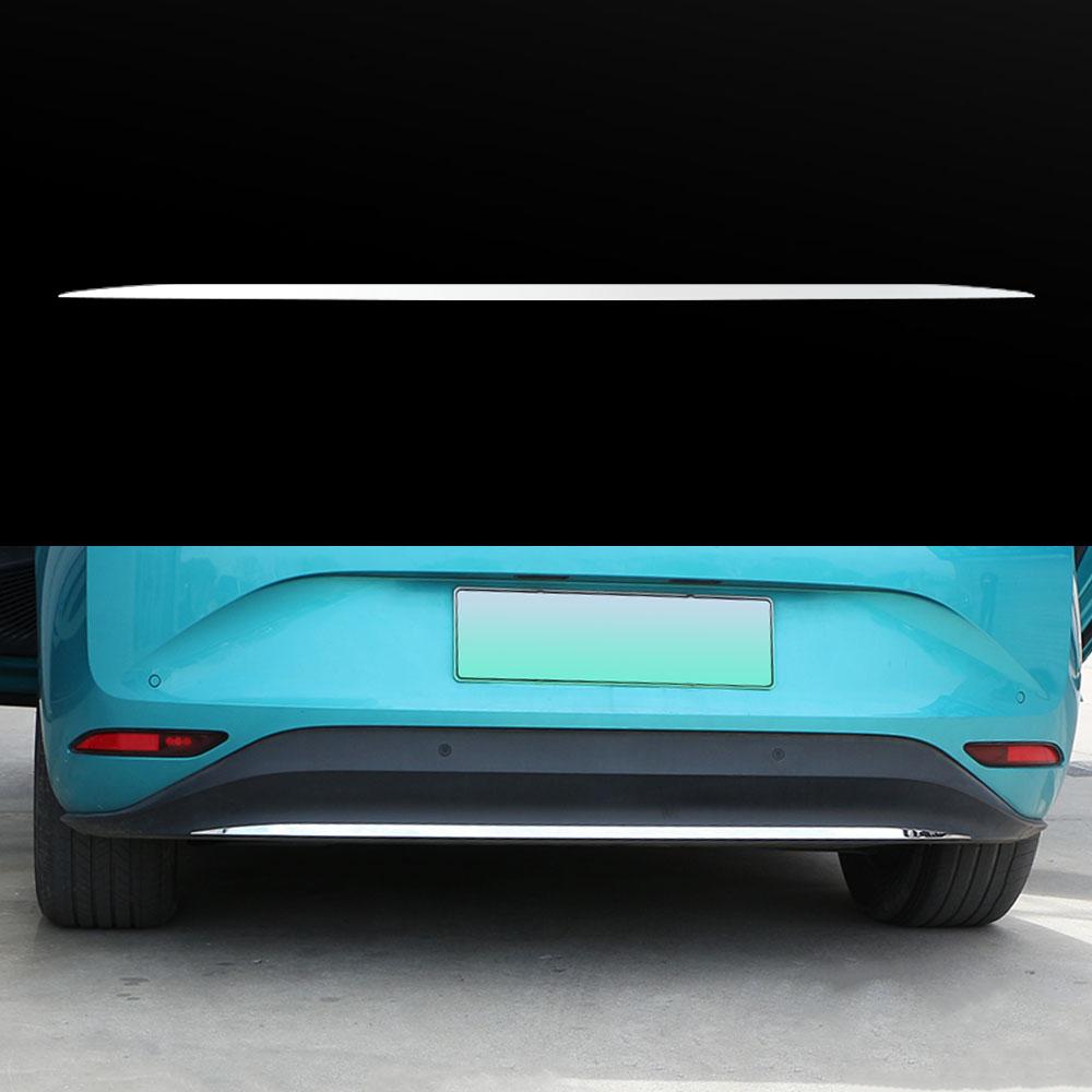 

For Volkswagen ID.3 VW ID 3 ID3 2021-2023 Rear Bumper Decorative Strip Trim Cover Car Styling Accessories Exterior Sticker серебряный