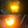 Eseastar BAY9S H21W LED Bulb Explosive Amber Position License Plate Light Room Lamp with