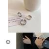 925 Sterling Silver Ring For Women Featuring Unique Hip Hop Open Design With Roman Numerals