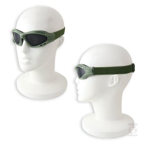 SHENKEL Tactical Mesh Goggles with Eye Protection, Compact and Lightweight, OD Olive Drab