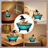 New Ghost Bubble Bath Light Halloween Ghost Night Light Color Changing Atmosphere Light Halloween Gift Ghost Bathtub Ornament