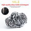 Men's Pull Belt Cowhide Designer Fashion Belt Harley Motorcycle Driver Personality Belt