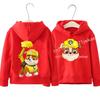 Toddler Boys Girls Casual Pullover Sweatshirt Soft Cozy Top PAW Patrol on Patrol Front and Back Patterns Print Hoodie for Kids